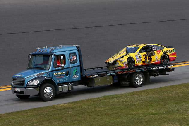 Chris Buescher is done for the day.